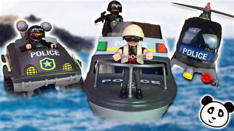 Playmobil en español   Policías SWAT.   YouTube
