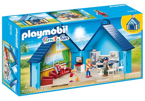 PLAYMOBIL FunPark Summerhouse Playbox   70219   PLAYMOBIL ...