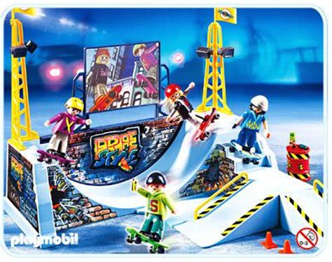 Playmobil Set: 4414   Skate Park with Halfpipe   Klickypedia
