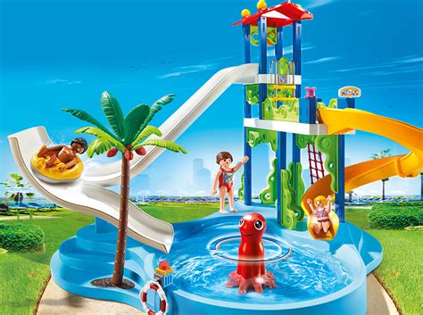 Playmobil Set: 6669   water park with slide tower ...