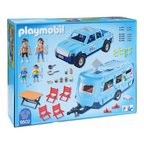 Playmobil Set: 9502   Playmobil Pickup with Caravan ...