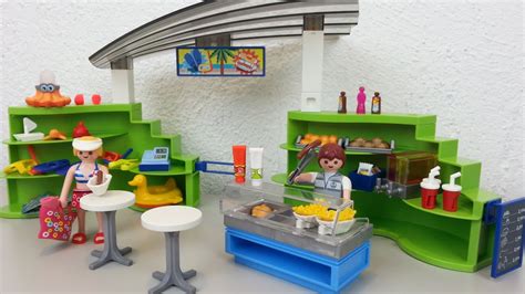 Playmobil Shop mit Imbiss 6672 auspacken seratus1 Aquapark ...