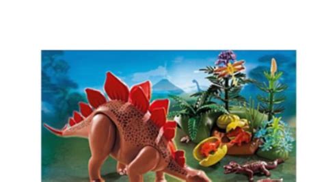 Playmobil Stegosaurus With Baby   YouTube