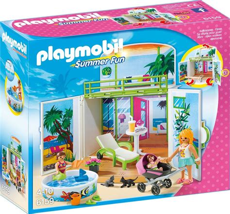 Playmobil   Summer Fun Beach House Play Box   6159