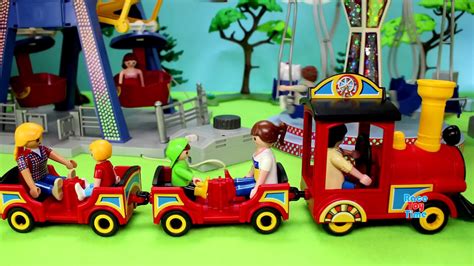 Playmobil Summer Fun Children s Amusement Park Carousel ...