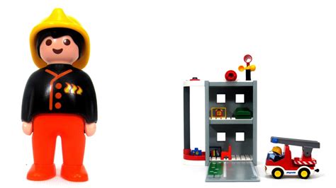 Playmobil Toys | 1.2.3 Take Along Fire Station Toy Review ...