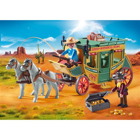 Playmobil Western Stagecoach 70012   £20.00   Hamleys for ...