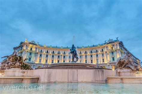 Plaza de la República y la Fuente de las Ninfas #roma # ...