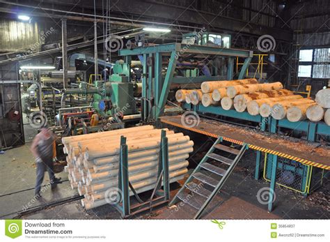 Plywood factory stock image. Image of forest, timber ...