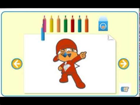 POCOYÓ GAMEPLAY   Dibujos para pintar, colorear y ...