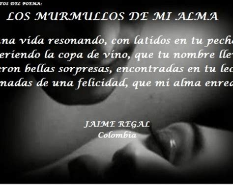 Poema  LOS MURMULLOS DE MI ALMA  por JAIME REYES JAIME ...