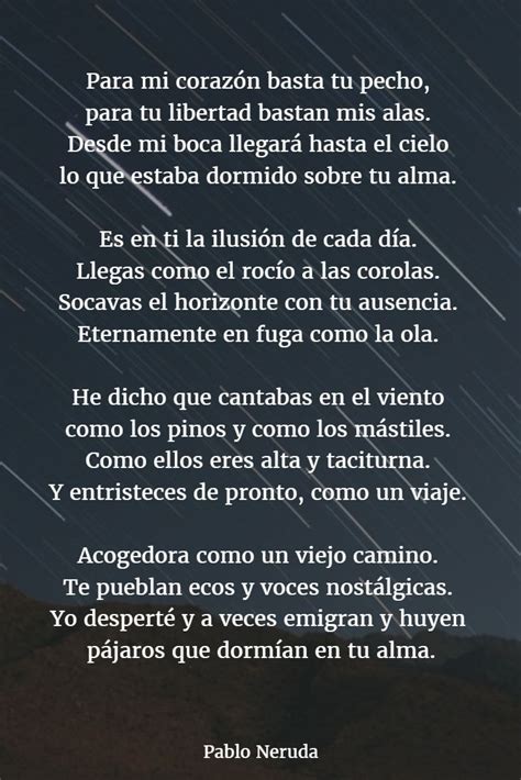 Poemas de pablo neruda 12 | Jose Luis Mezq | Neruda frases ...