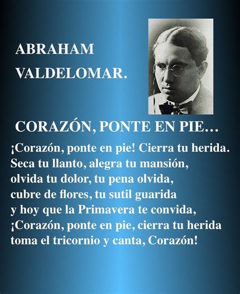 POEMAS DEL CORAZÓN DE ABRAHAM VALDELOMAR. | Poemas, Poemas ...