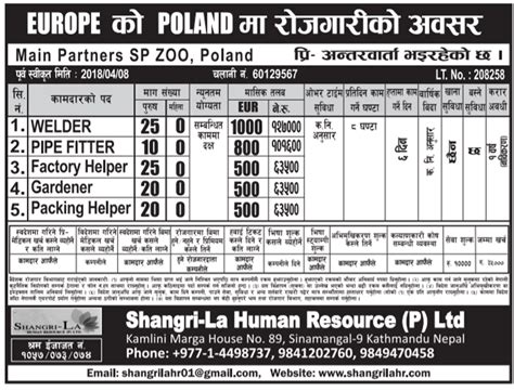 Poland Jobs, Salary More than One Lakh – Job Finder in ...