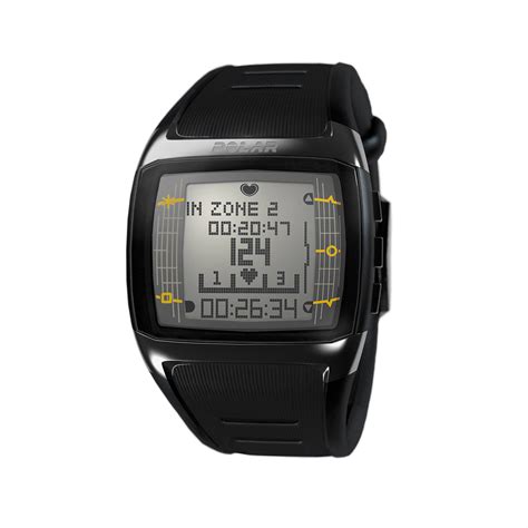 Polar FT60 Male Wrist Watch Heart Rate Monitor  Black ...