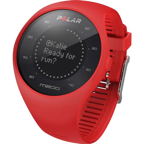 Polar M200 Running Watch  Red  90061214 B&H Photo Video
