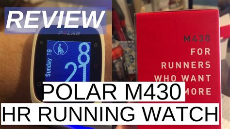 POLAR M430 RUNNING WATCH REVIEW 2019   YouTube