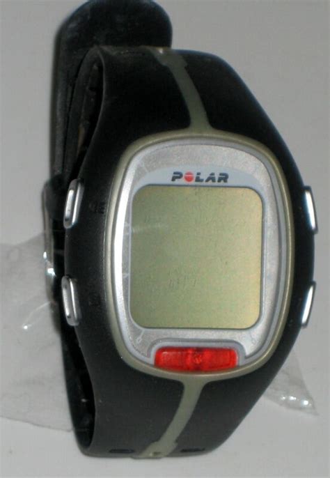Polar RS200 Heart Rate Monitor Watch  Black  in Box w ...