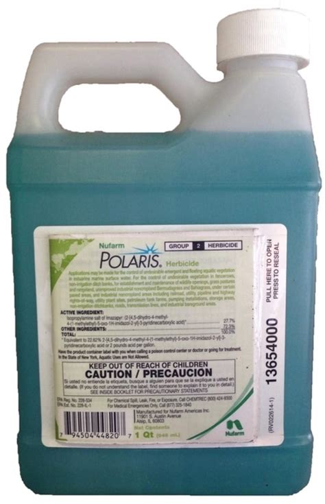 Polaris Nufarm   Herbicida imazapyr 27,7%  1,13 litros : Amazon.es ...