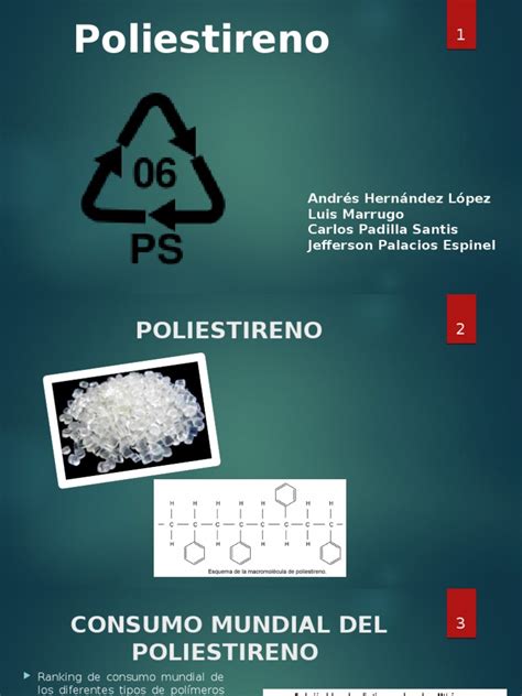 poliestireno | Poliestireno | Química de polímeros | Prueba gratuita de ...