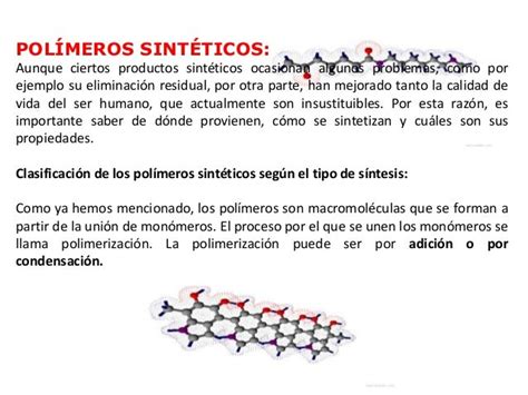 Polimeros sinteticos
