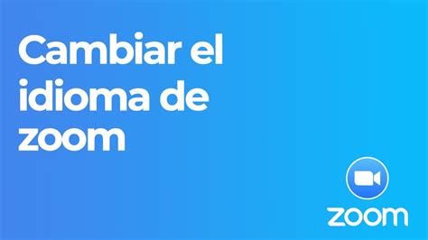 Poner zoom en español   Minicurso de Zoom   YouTube