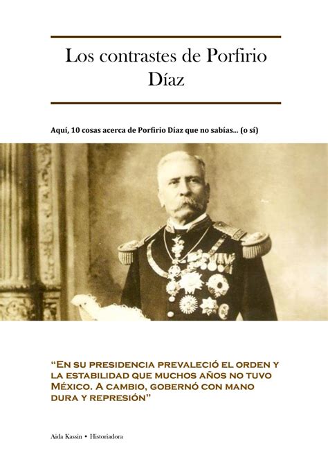 Porfirio Díaz by aida   Issuu