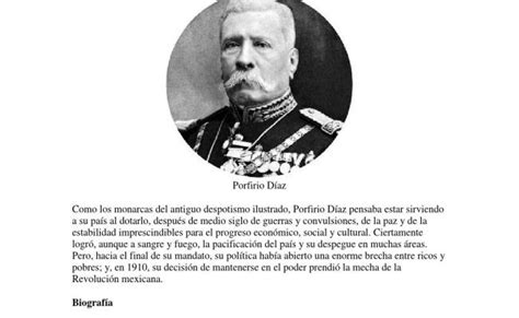 Porfirio Diaz Y El Porfiriato Biografia De Porfirio Diaz Quien Fue ...