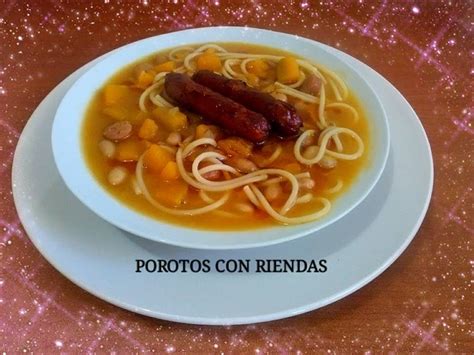 POROTOS CON RIENDA  TRADICIONAL DE CHILE  Silvana Cocina y Manualiidades