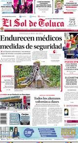 portada   El Sol de Toluca | Noticias Locales, Policiacas, sobre México ...
