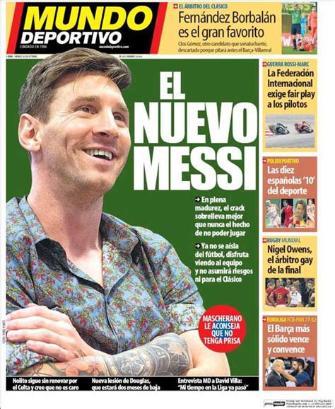 Portada Mundo Deportivo: El nuevo Messi   FC Barcelona ...