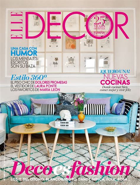 Portada Revista Elle Decor | Elle decor, Revista elle, Pisos