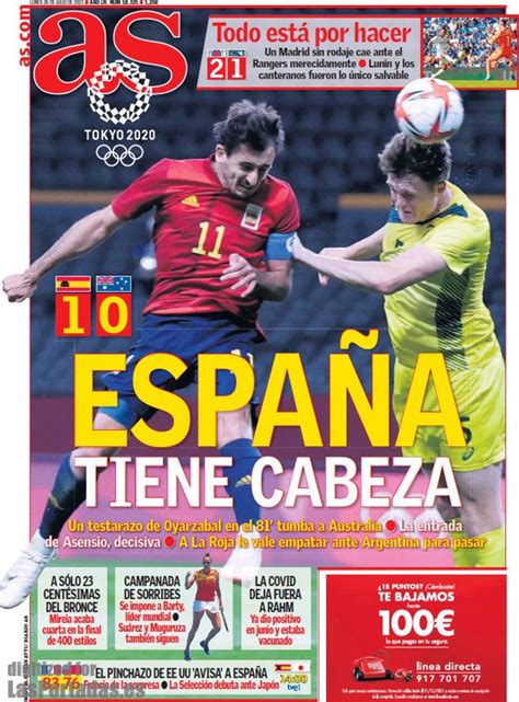 Portadas de hoy de diarios deportivos   Fútbol TV