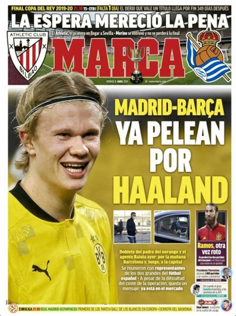 Portadas de la prensa deportiva: 2 de abril de 2021 :: Info Biwenger