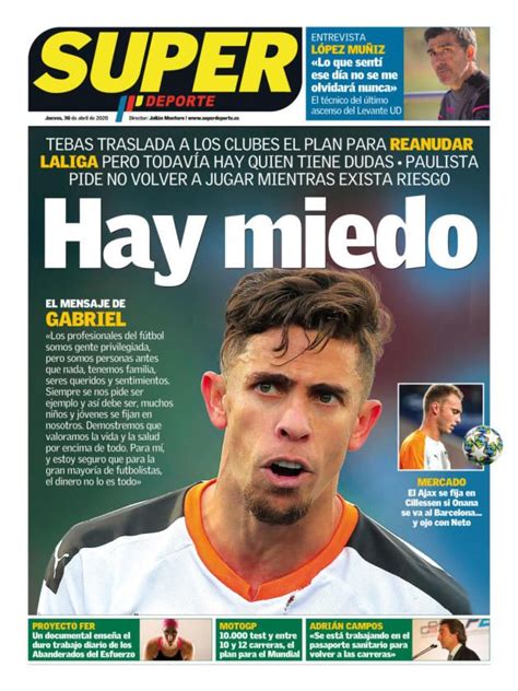 Portadas de la prensa deportiva hoy 30 abril 2020   estadiodeportivo.com