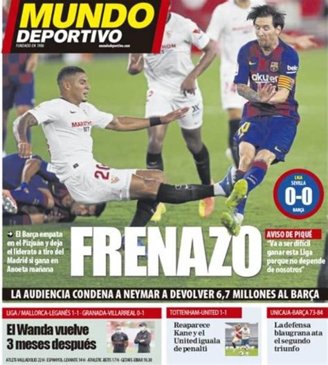 Portadas Diarios Deportivos Sábado 20/06/2020 | Sport ...