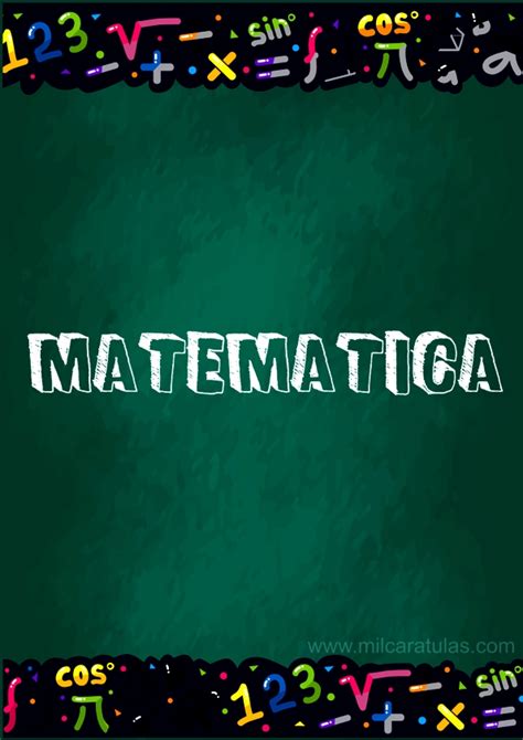Portadas para Cuadernos de Matemática 【2021
