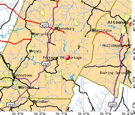 Portage, Pennsylvania PA 15946 profile: population, maps ...