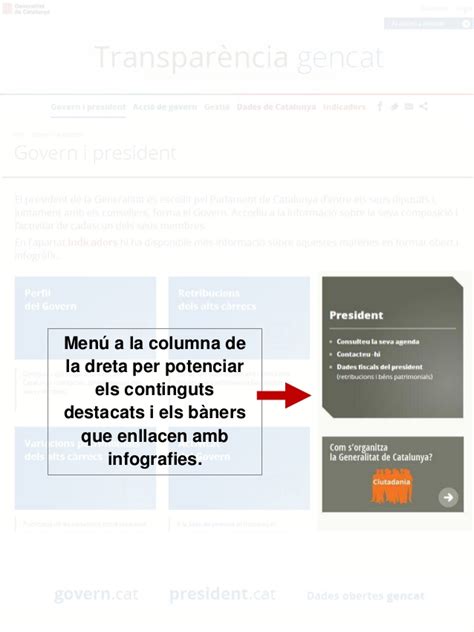 Portal de transparència de la Generalitat de Catalunya