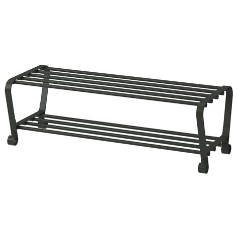 PORTIS Shoe rack, black, 353/8   90 cm    IKEA
