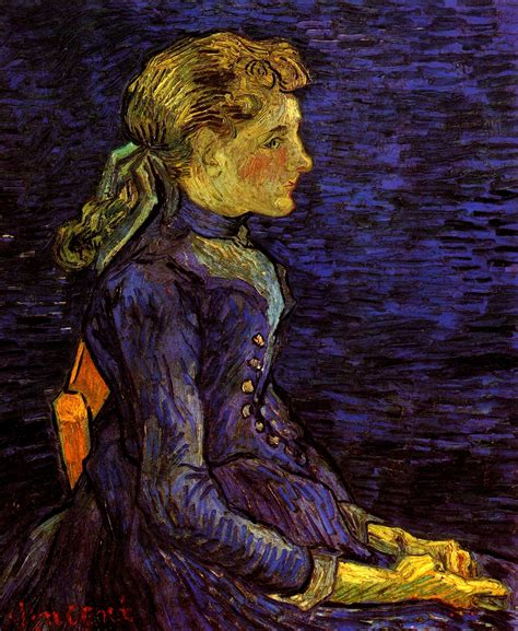 Portrait of Adeline Ravoux, 1890   Vincent van Gogh ...