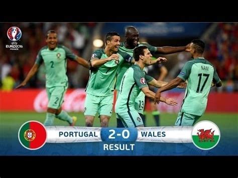 Portugal vs Wales 2 0   All Goals & Highlights | UEFA EURO ...
