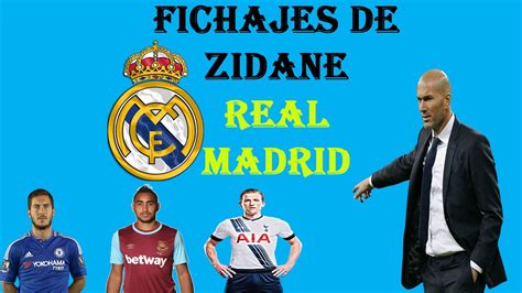 Posibles Fichajes Zidane en Real Madrid   YouTube