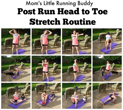 Post Run Static Stretching Routine | Moms Little Running Buddy