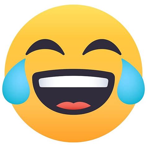 Póster «JoyPixels  Cara con lágrimas de alegría Emoji» de ...