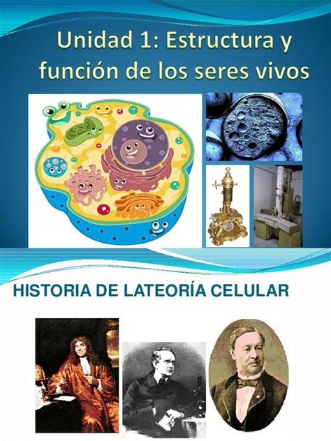 Ppt 4.Historia de La Teoria Celular | Citoplasma | Nucleo ...