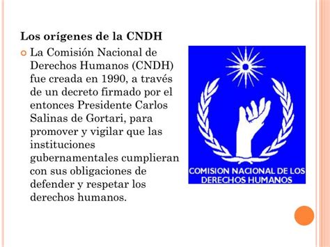 PPT   Comisión nacional de los derechos humanos   cndh   PowerPoint ...