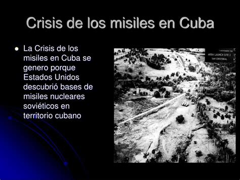 PPT   Crisis de misiles en Cuba PowerPoint Presentation ...