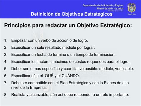 PPT   DEFINICIÓN DE OBJETIVOS ESTRATÉGICOS ETAPA CINCO PowerPoint ...