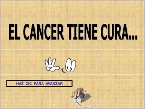 PPT   EL CANCER TIENE CURA... PowerPoint Presentation, free download ...